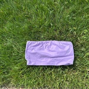 Aerie Lavender Cotton Tube Top